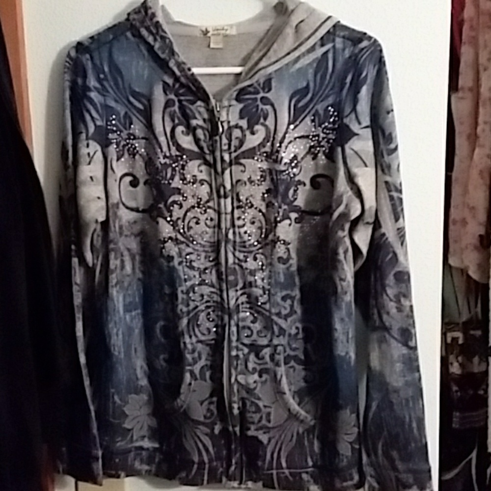 Lightweight sparkle jacket